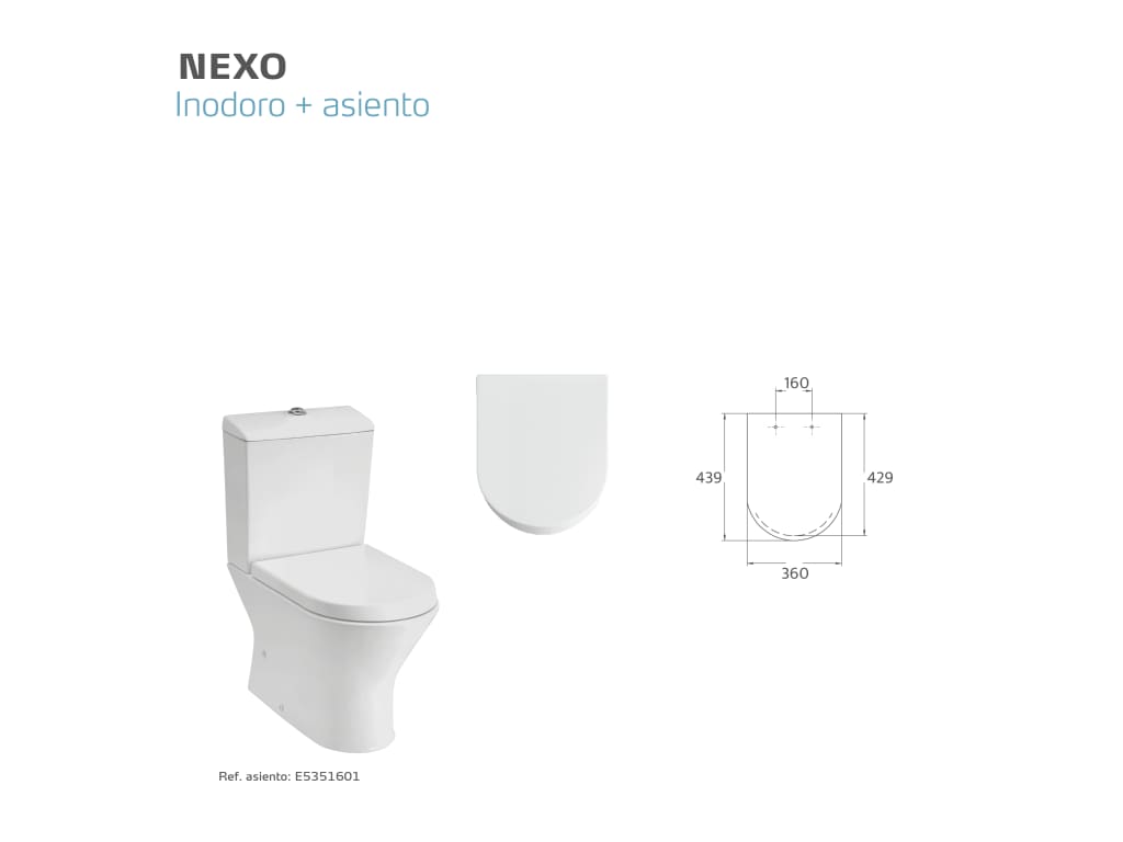 Tapas y asientos NEXO E53516.. Gala
