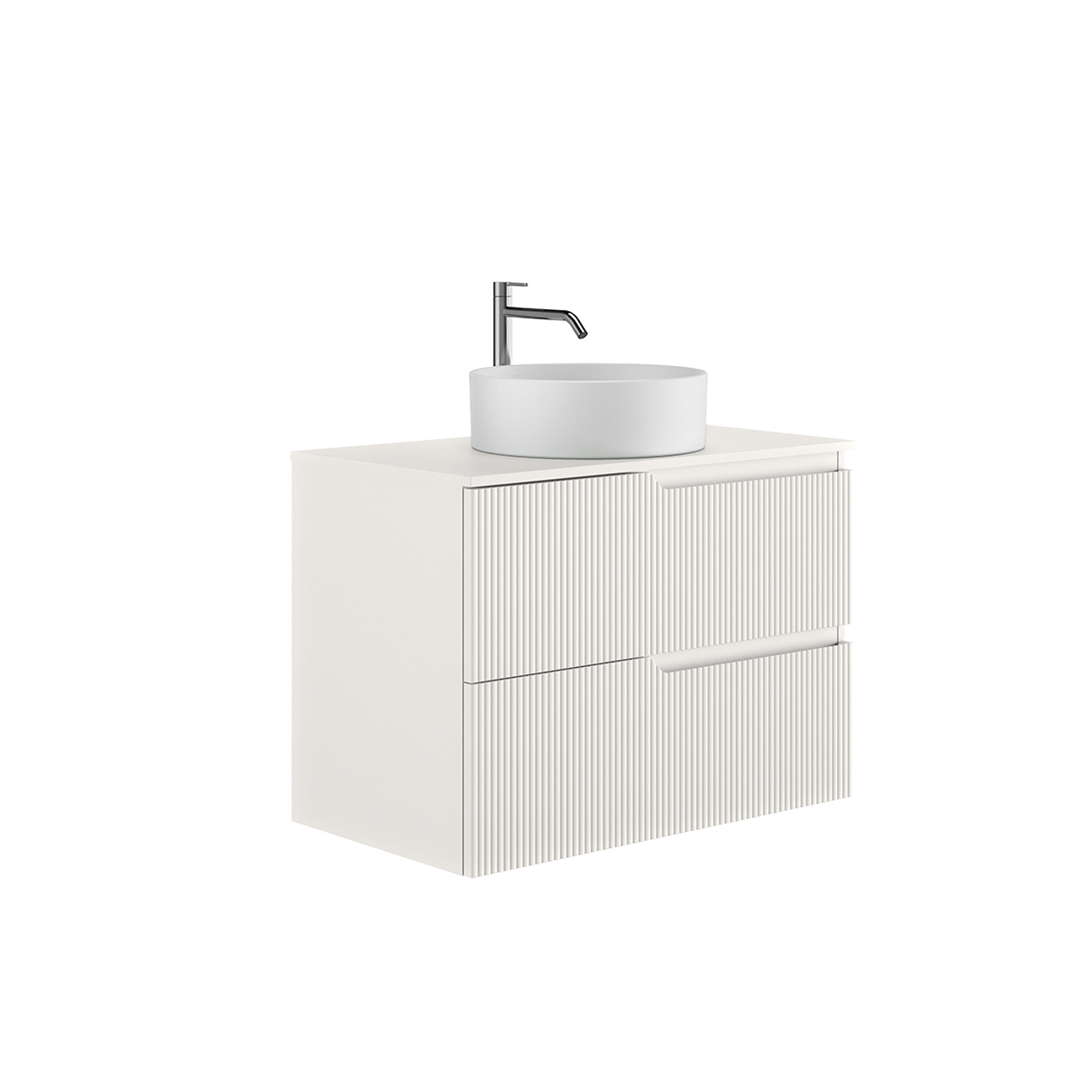 Muebles de encimera con lavabo Blanco Mate CANALETTO G7905021 Gala