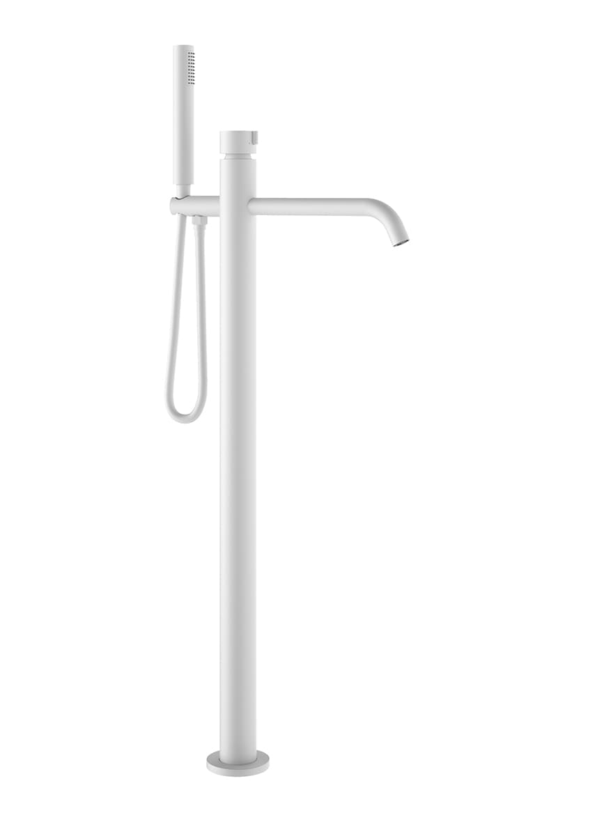 Shower/bath tap-fittings Matt White TIZONA G3781301 Gala