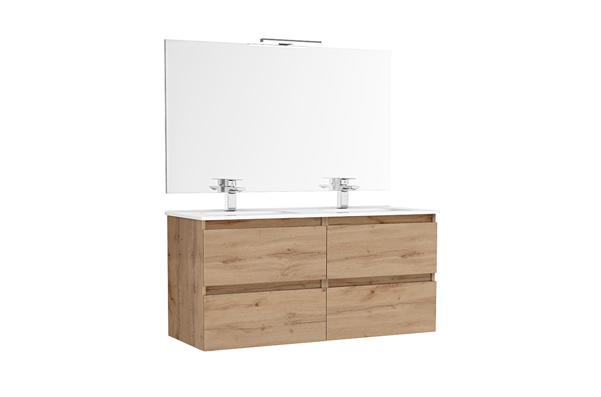 Muebles con lavabo Roble Rustico DAILY G7917374 Gala