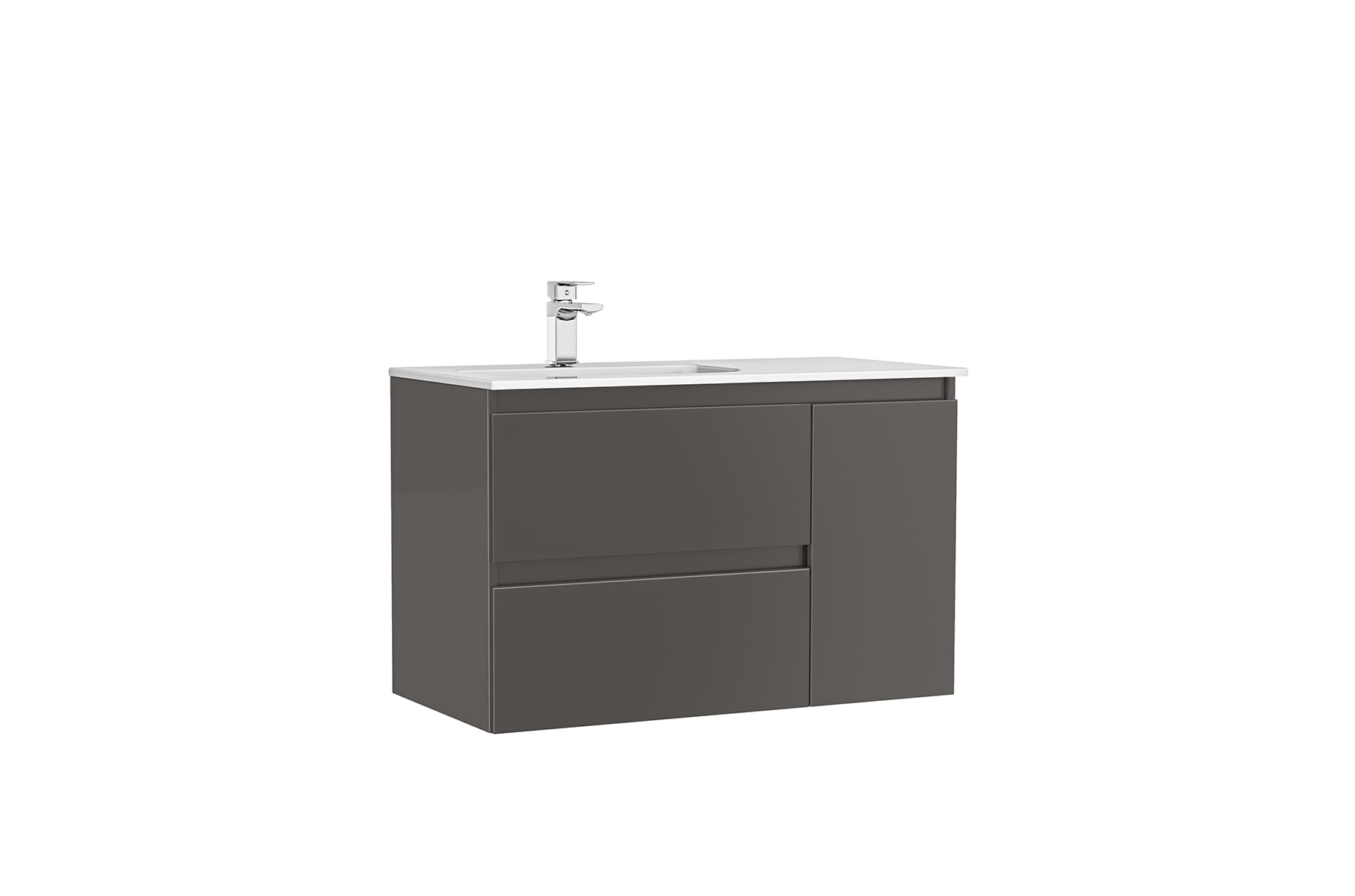Muebles con lavabo Antracita Brillo DAILY G7895284 Gala