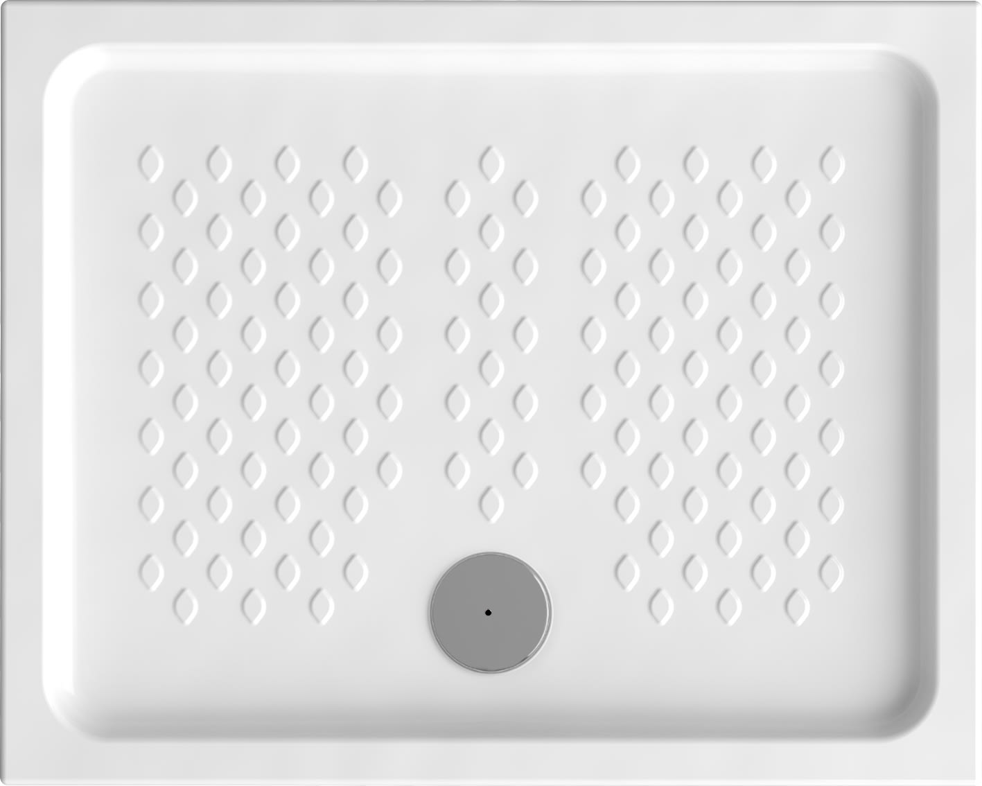 Platos de ducha rectangulares Blanco Brillo GYDA G1092901 Gala