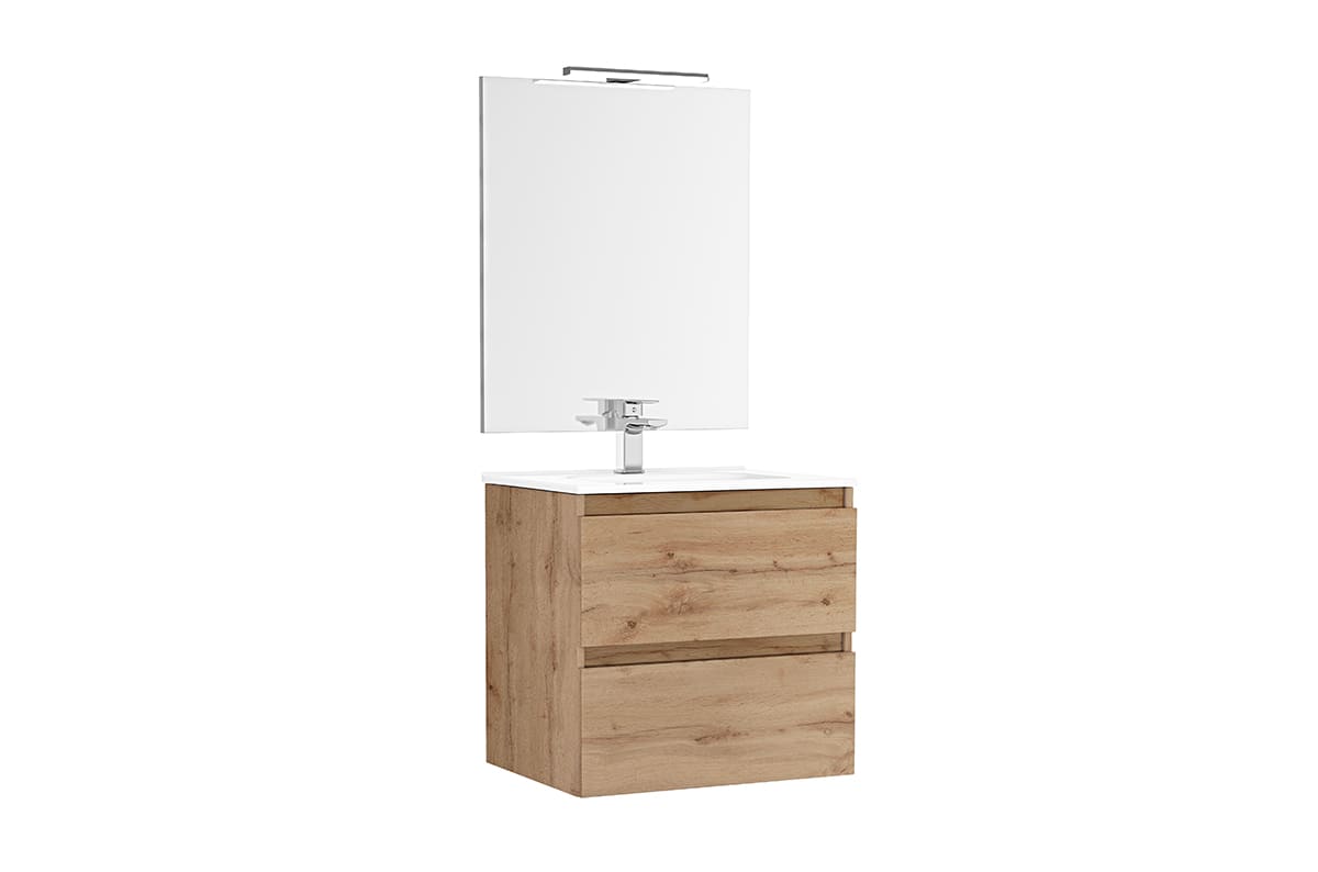 Muebles con lavabo Roble Rustico DAILY G7916974 Gala