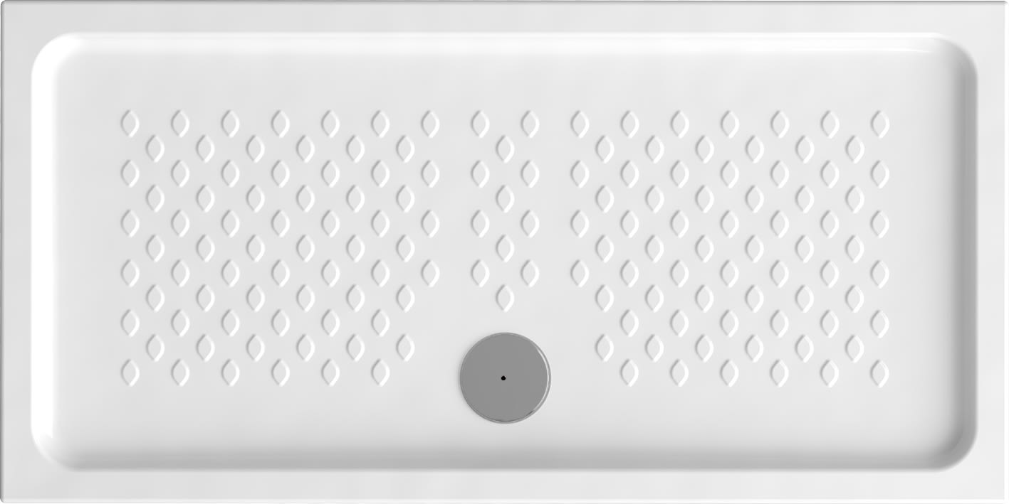 Platos de ducha rectangulares Blanco Brillo GYDA G1092801 Gala