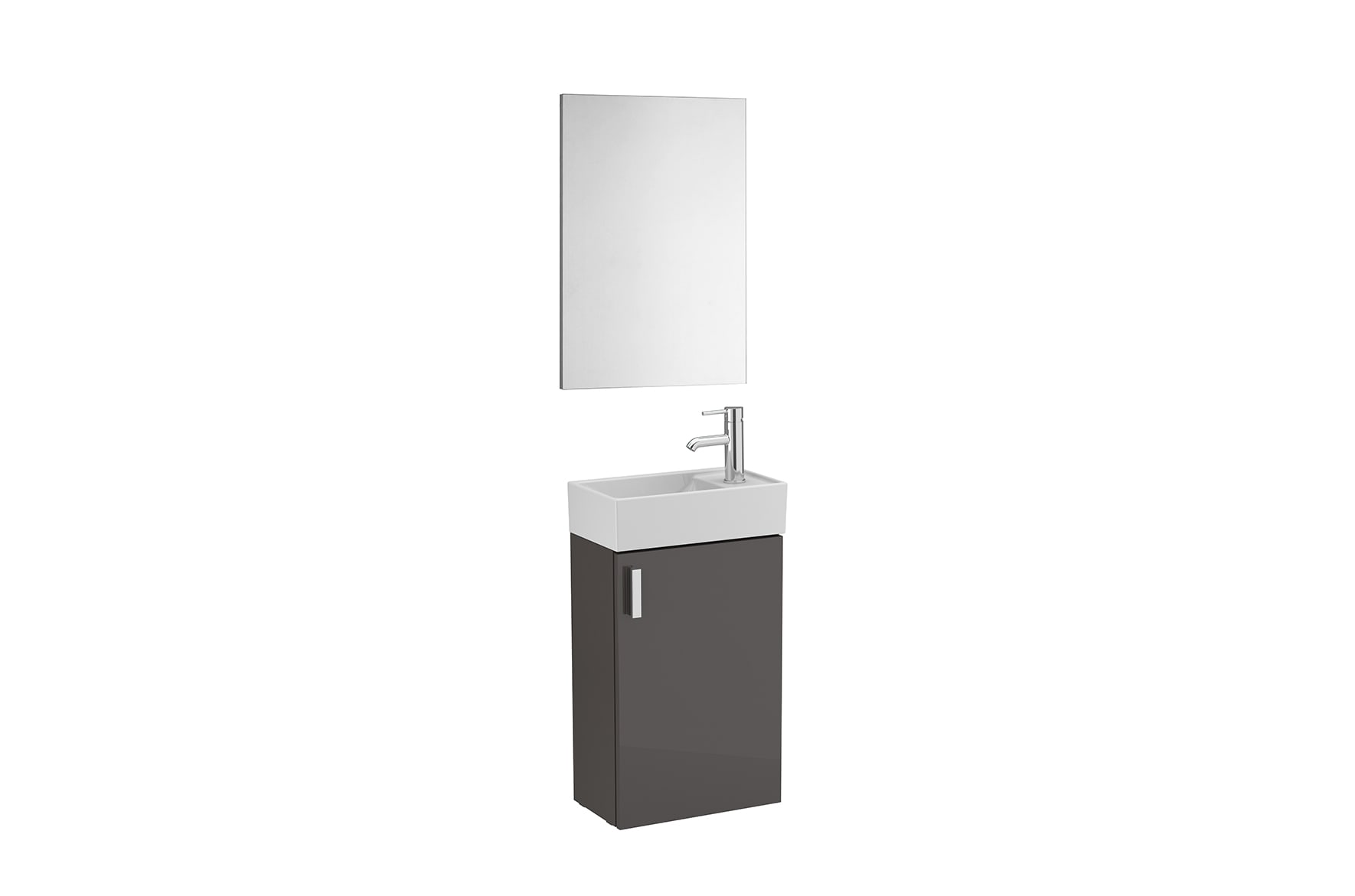 Muebles con lavabo Antracita Brillo MIK G7916084 Gala