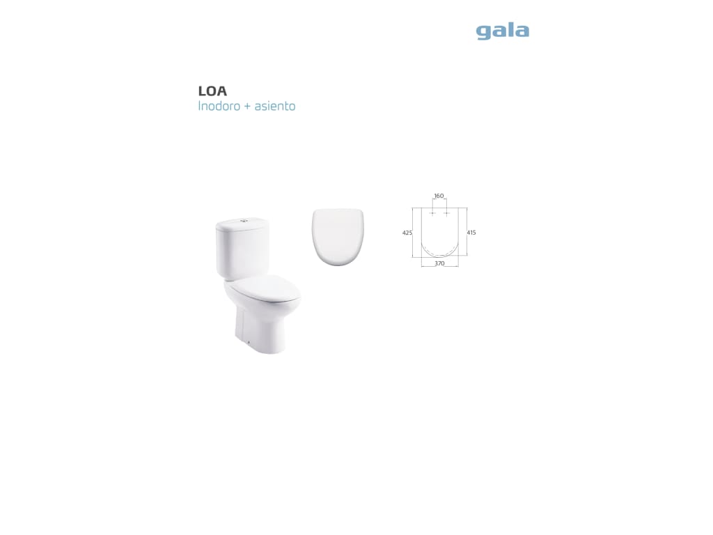 Tapas y asientos LOA G51282.. Gala