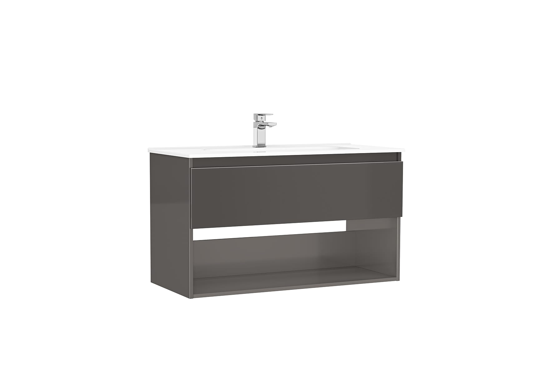 Muebles con lavabo Antracita Brillo DAILY G7895784 Gala