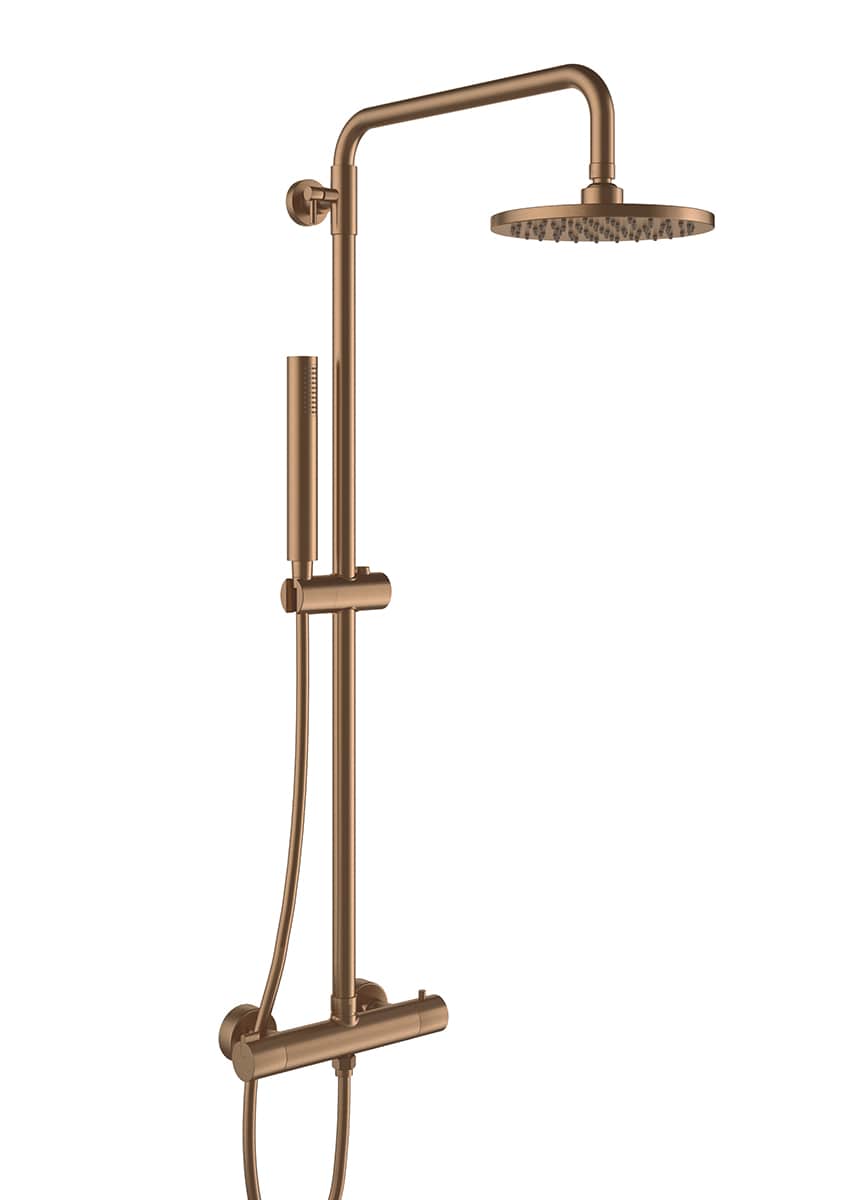 Shower columns Brushed bronze TIZONA G3781253 Gala