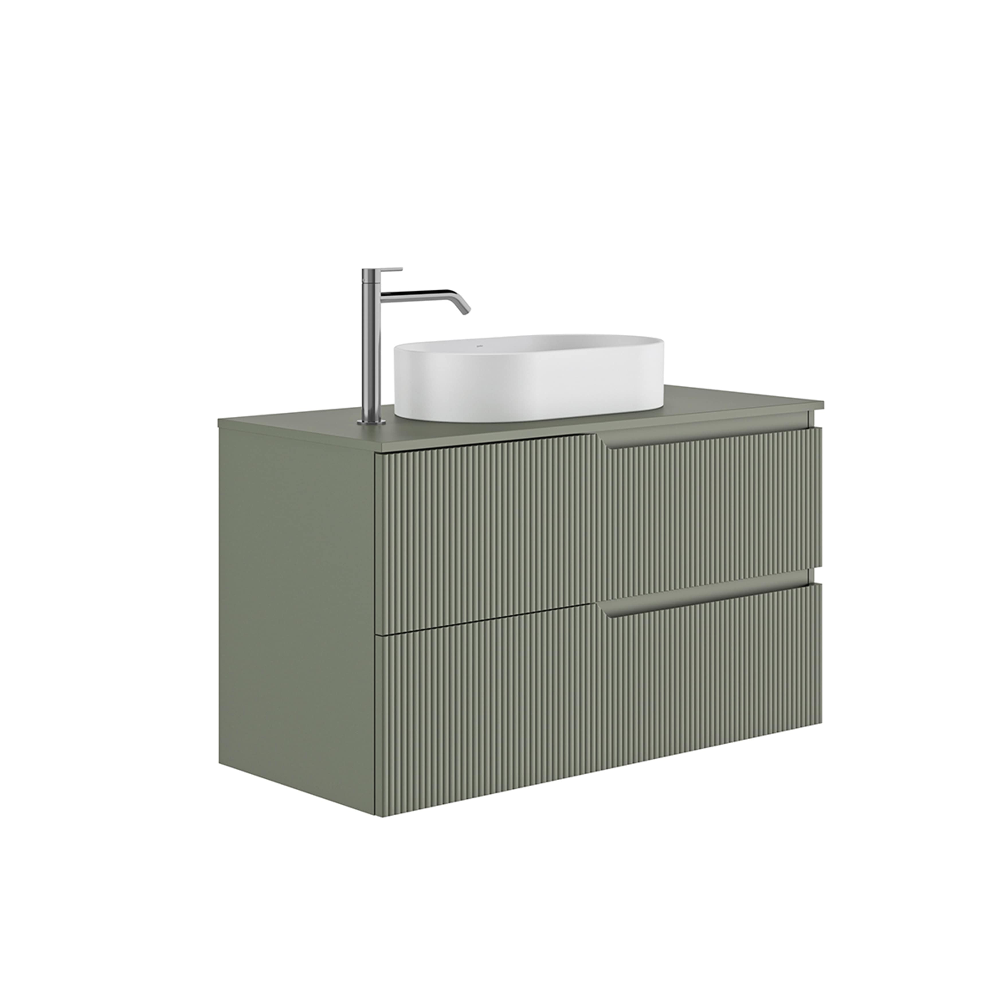 Muebles de encimera con lavabo Verde CANALETTO G7905105 Gala