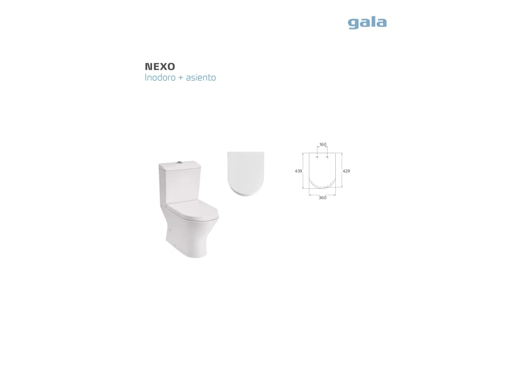 Tapas y asientos NEXO E53516.. Gala