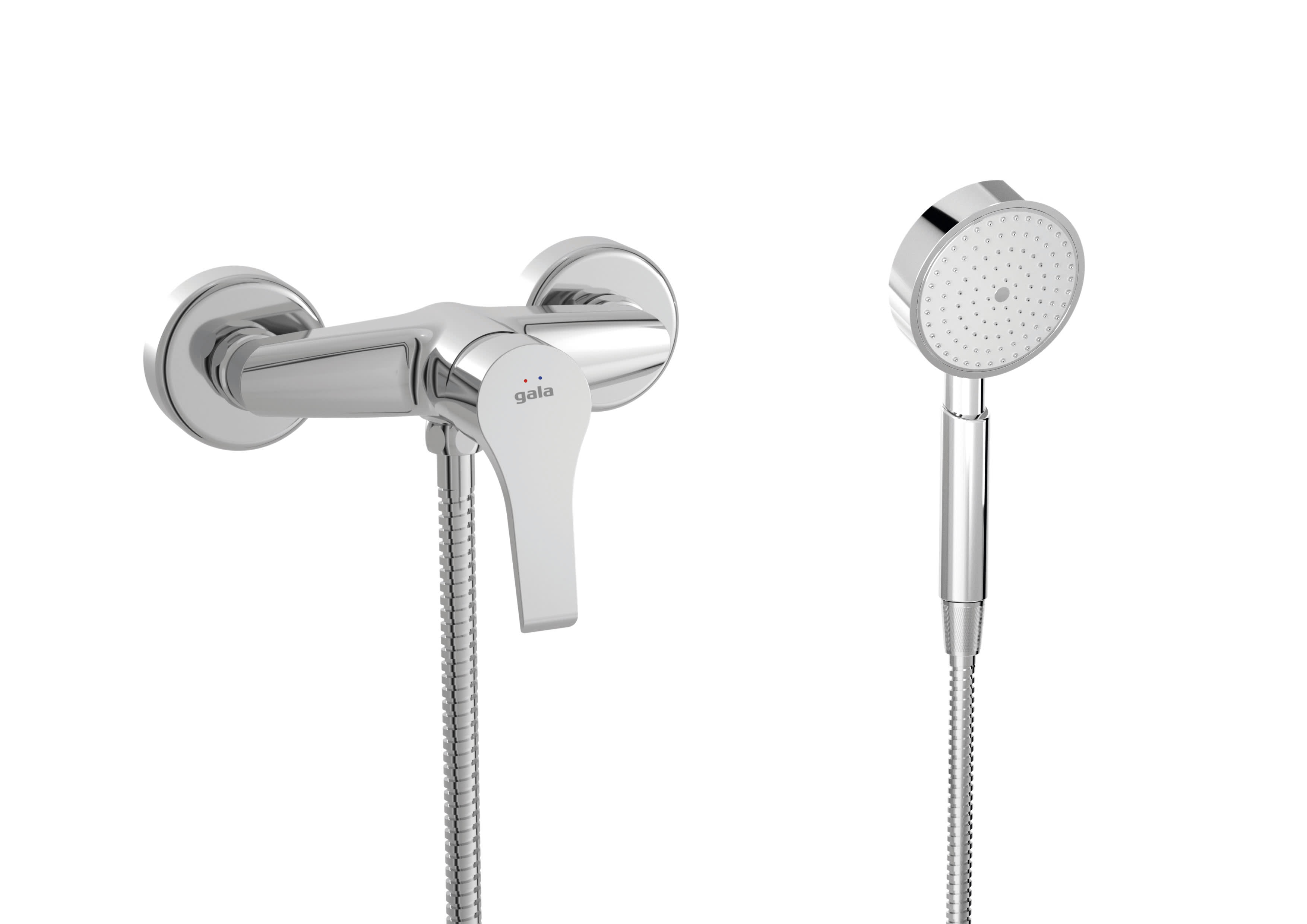 Shower/bath tap-fittings Chrome CLUNIA G3990600 Gala