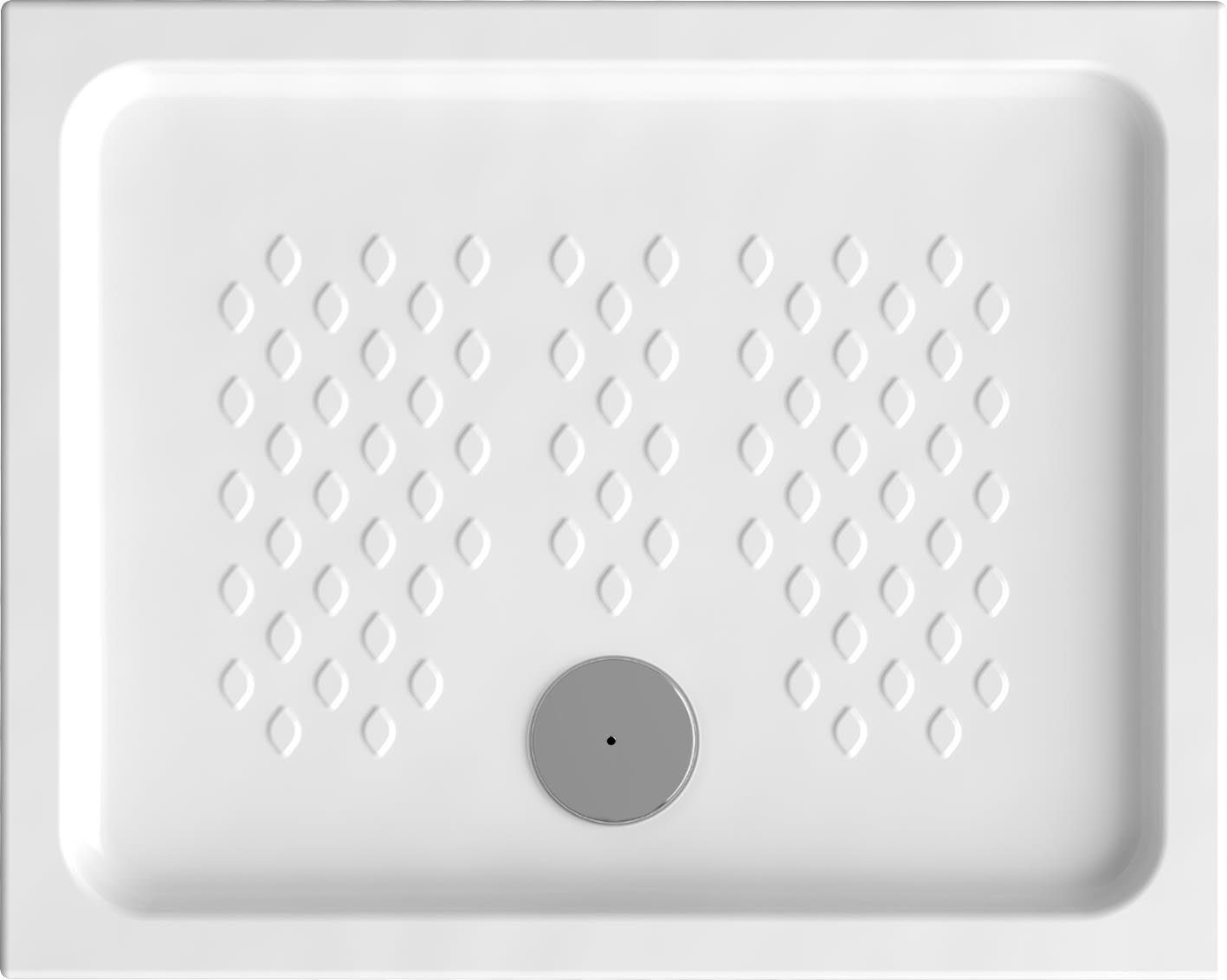 Platos de ducha rectangulares Blanco Brillo GYDA G1092501 Gala