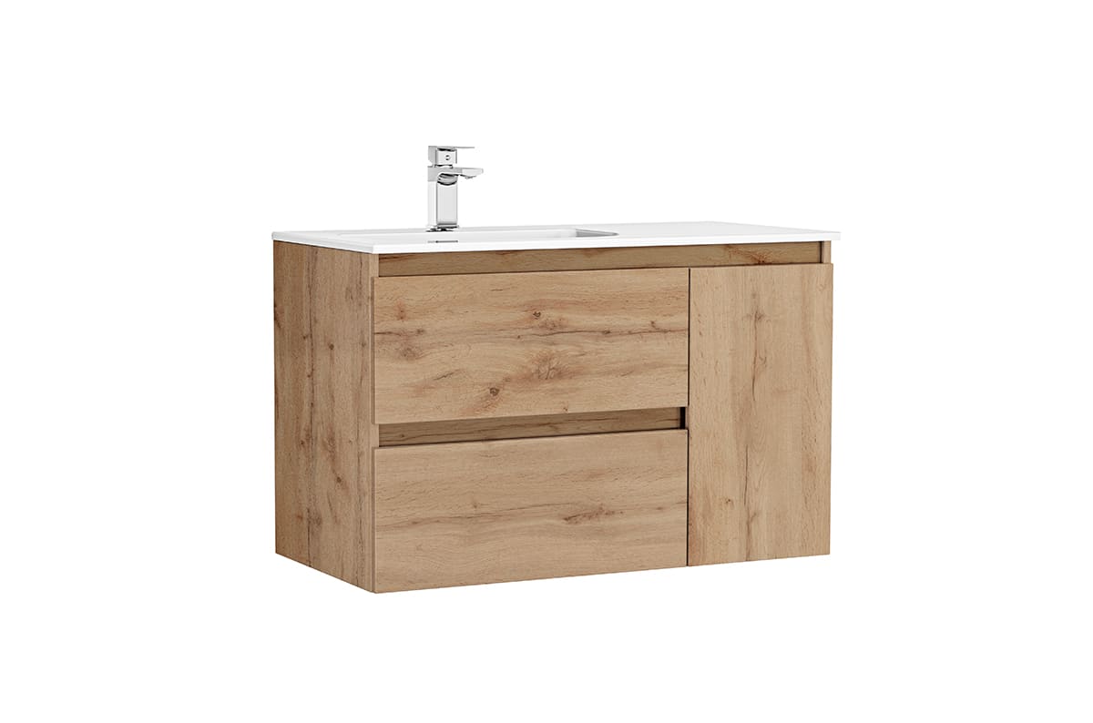 Muebles con lavabo Roble Rustico DAILY G7895274 Gala