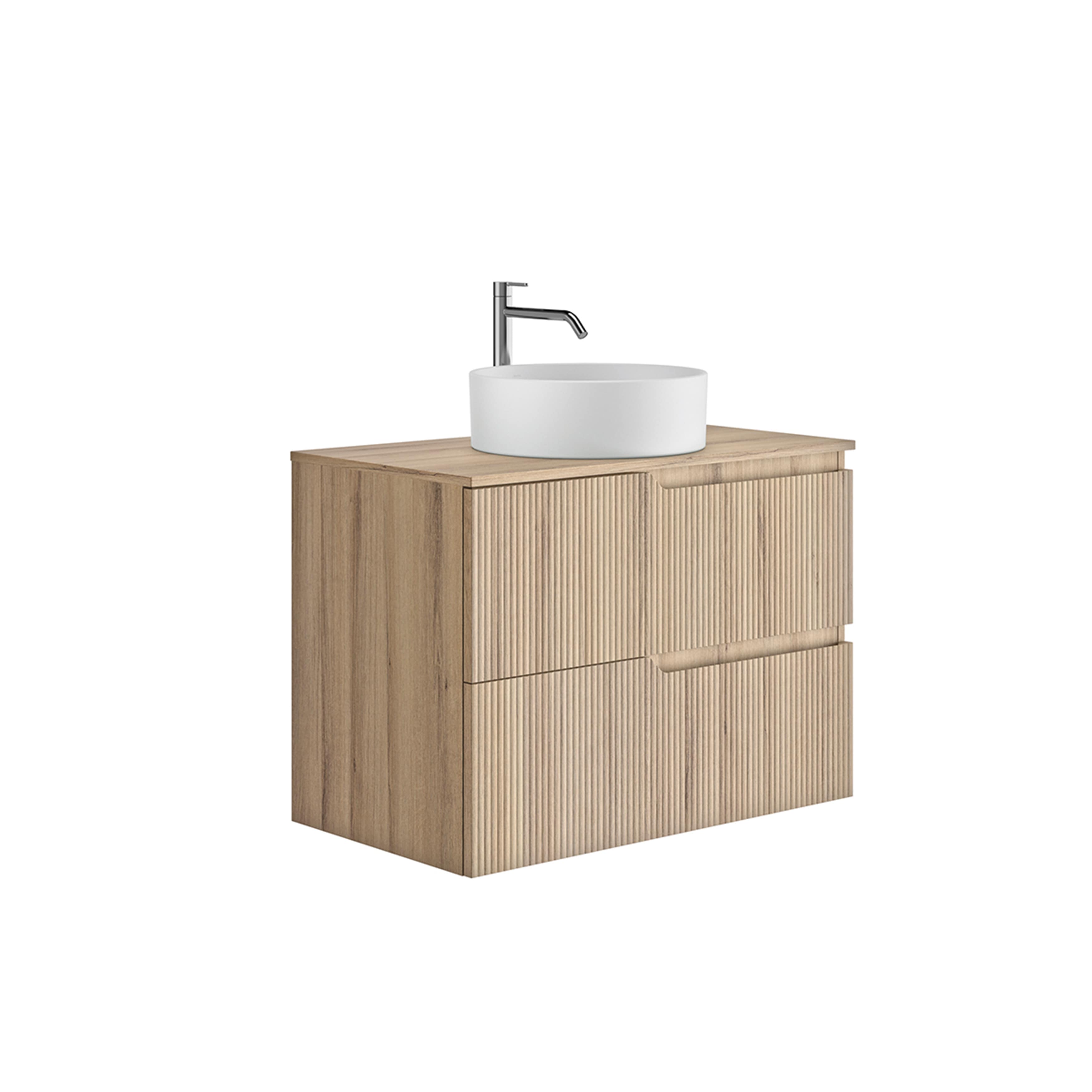 Muebles de encimera con lavabo Madera Beige CANALETTO G7905043 Gala