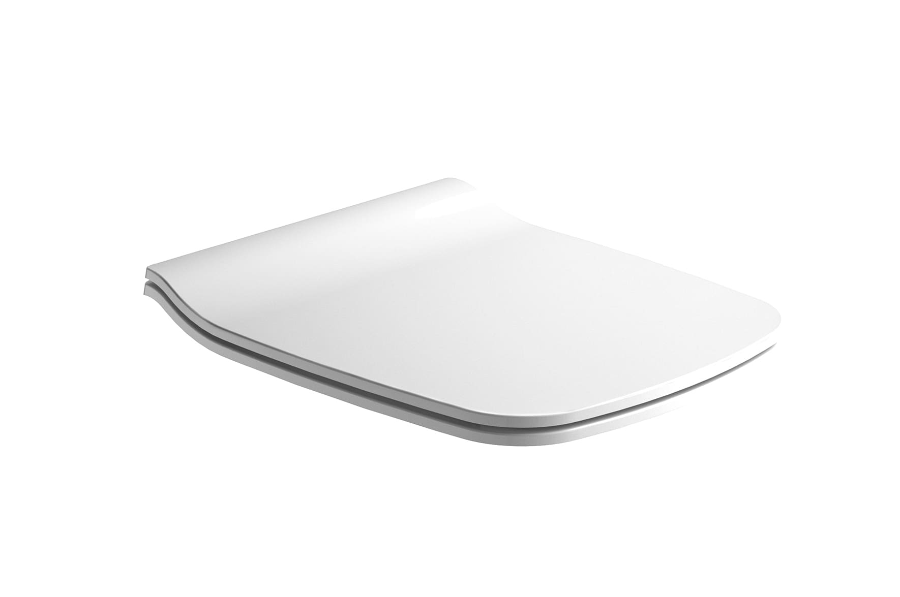 Tapas y asientos para inodoro Blanco Brillo STREET SQUARE G5132601 Gala