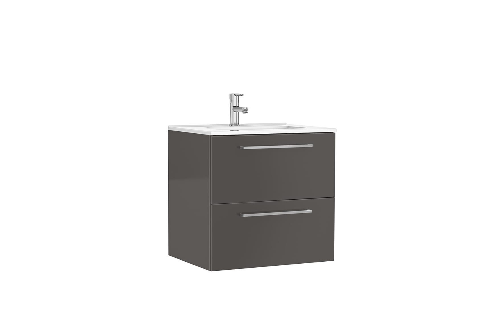 Muebles con lavabo Antracita Brillo HANDY G7894184 Gala