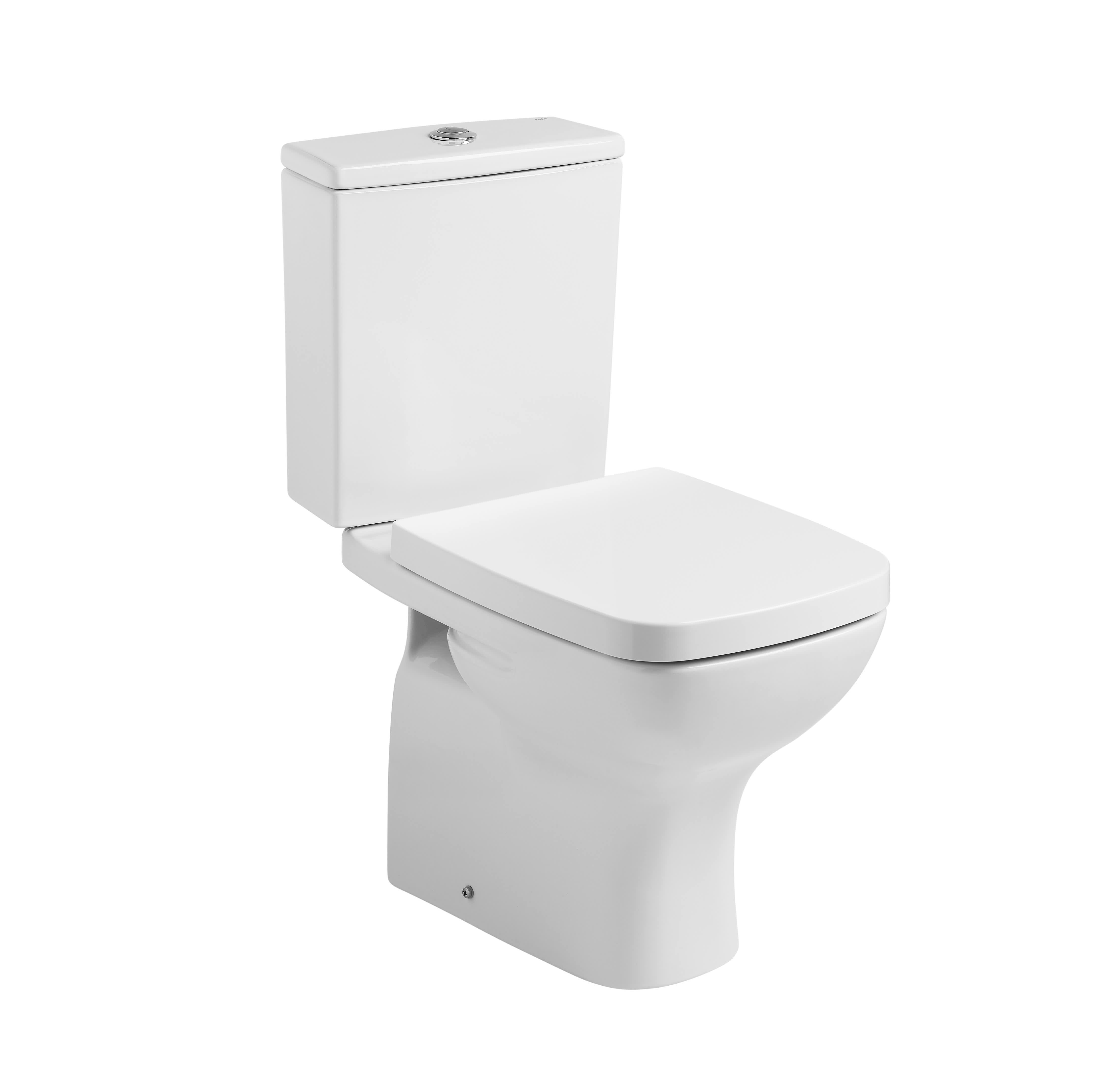 Inodoros de tanque bajo Blanco Brillo STREET SQUARE G0512001 Gala