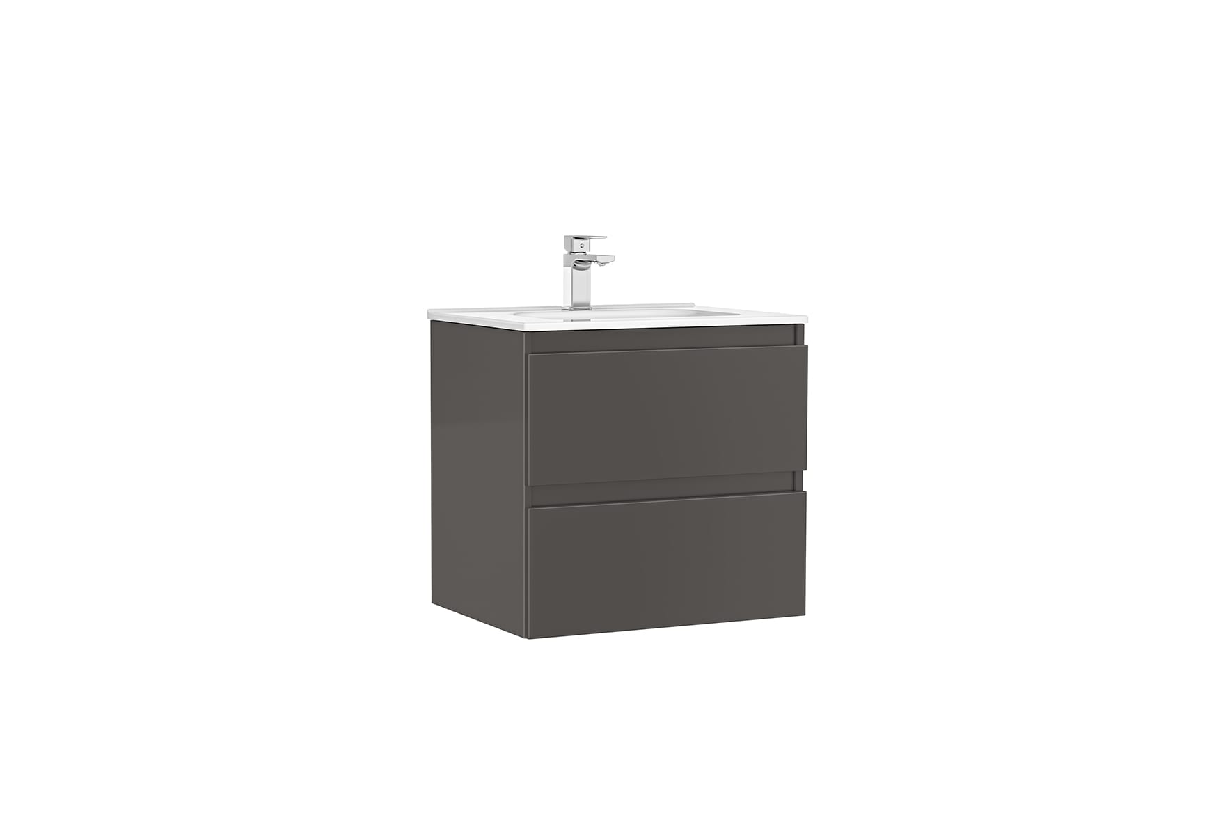 Muebles con lavabo Antracita Brillo DAILY G7895084 Gala