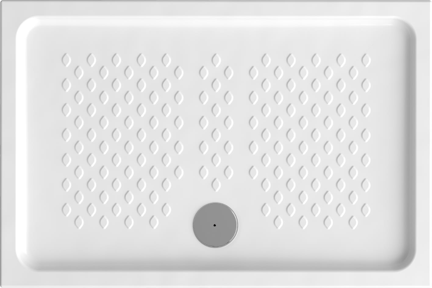 Platos de ducha rectangulares Blanco Brillo GYDA G1093001 Gala