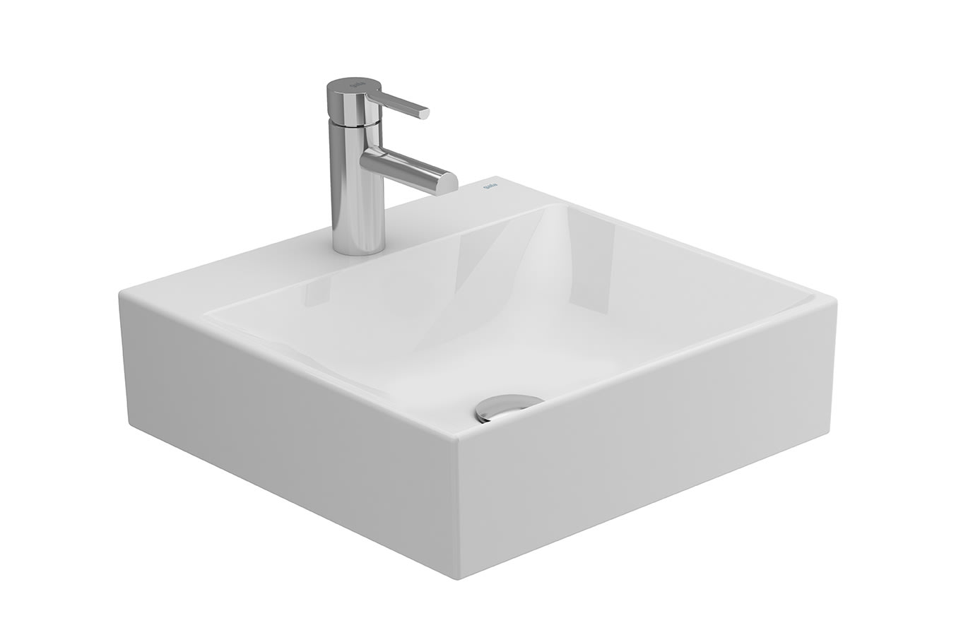 Lavabos sobre encimera Blanco Brillo ALBUS G1021901 Gala