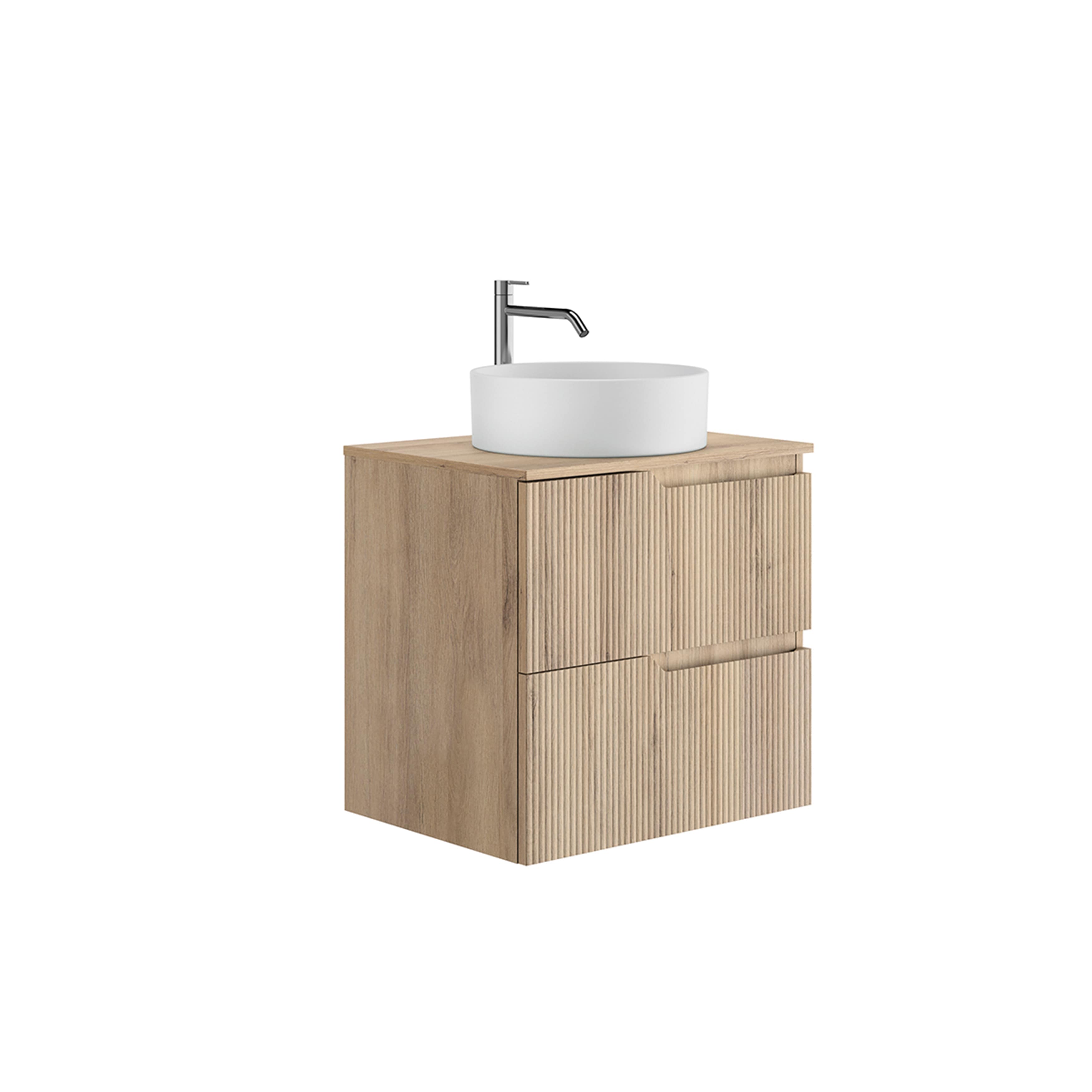 Muebles de encimera con lavabo Madera Beige CANALETTO G7904943 Gala