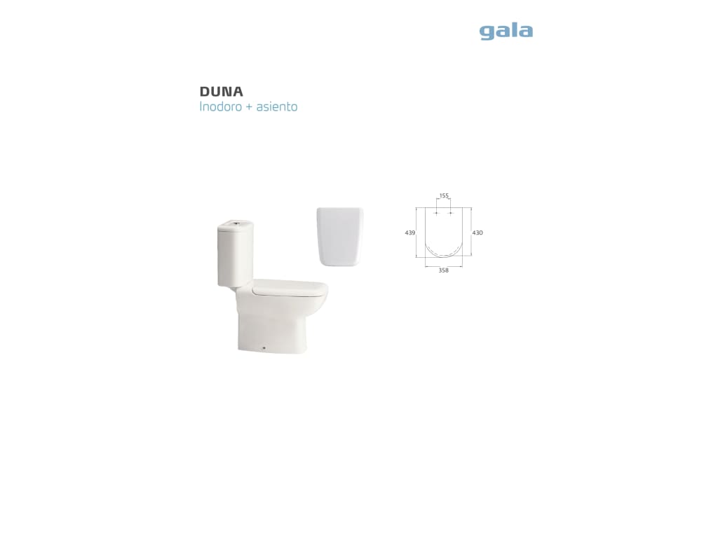 Tapas y asientos DUNA E54416.. Gala
