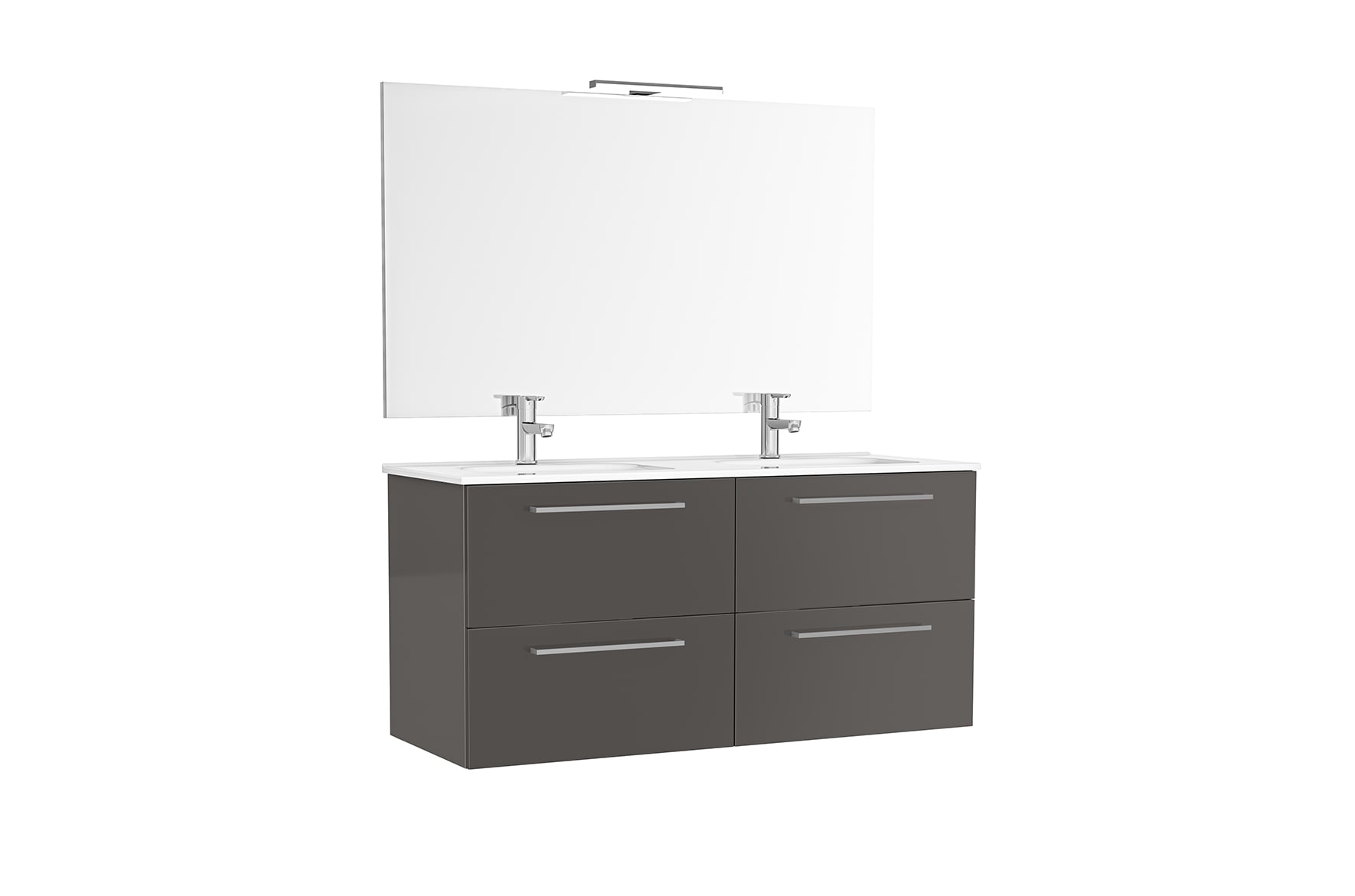 Muebles con lavabo Antracita Brillo HANDY G7916584 Gala