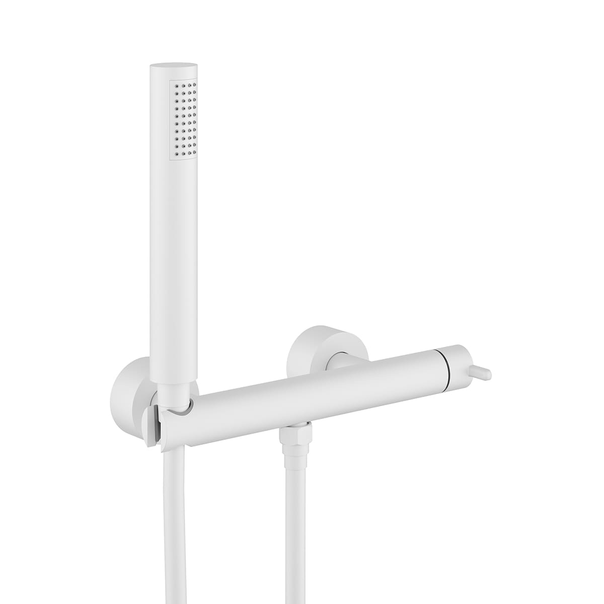 Shower/bath tap-fittings Matt White TIZONA G3780501 Gala