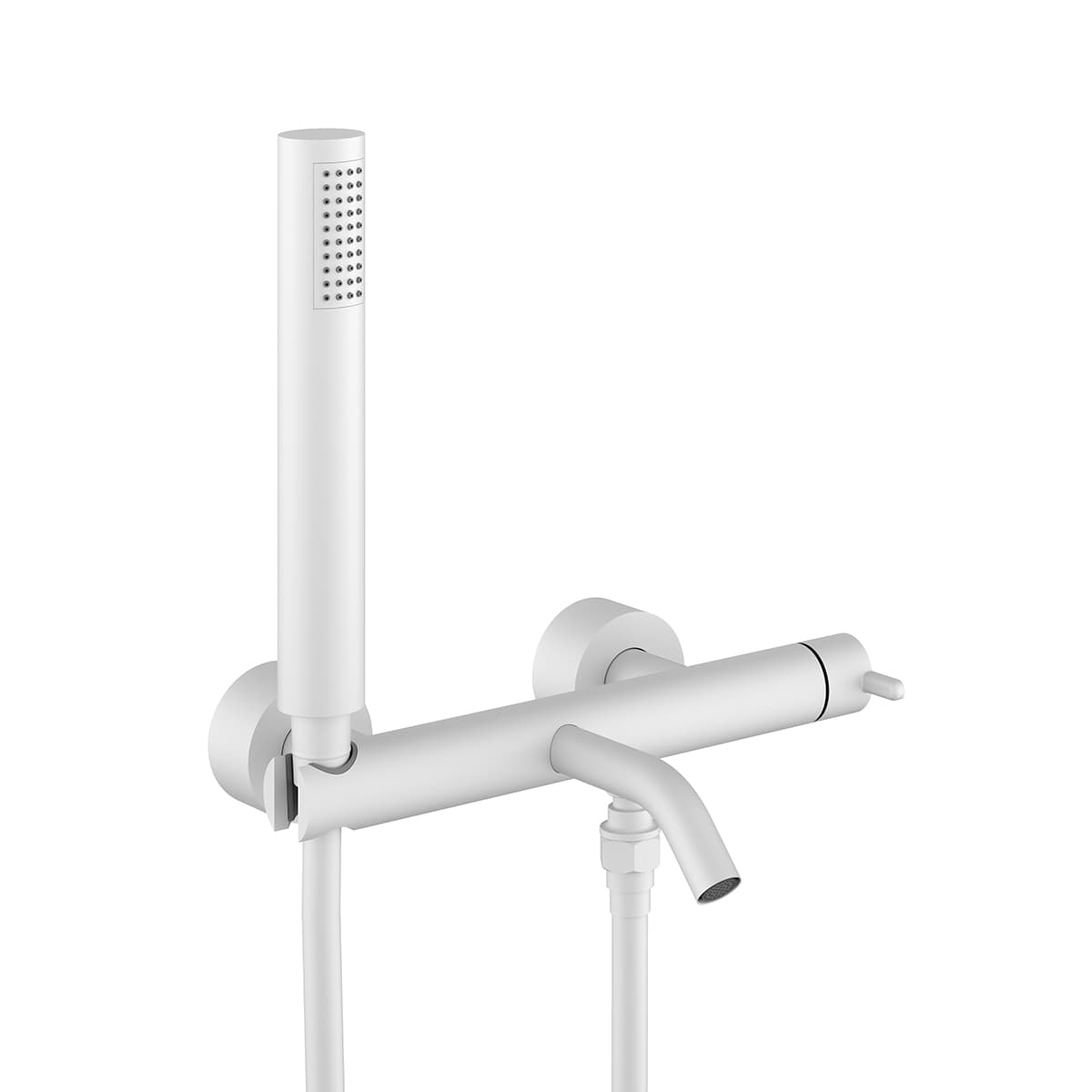 Shower/bath tap-fittings Matt White TIZONA G3780601 Gala