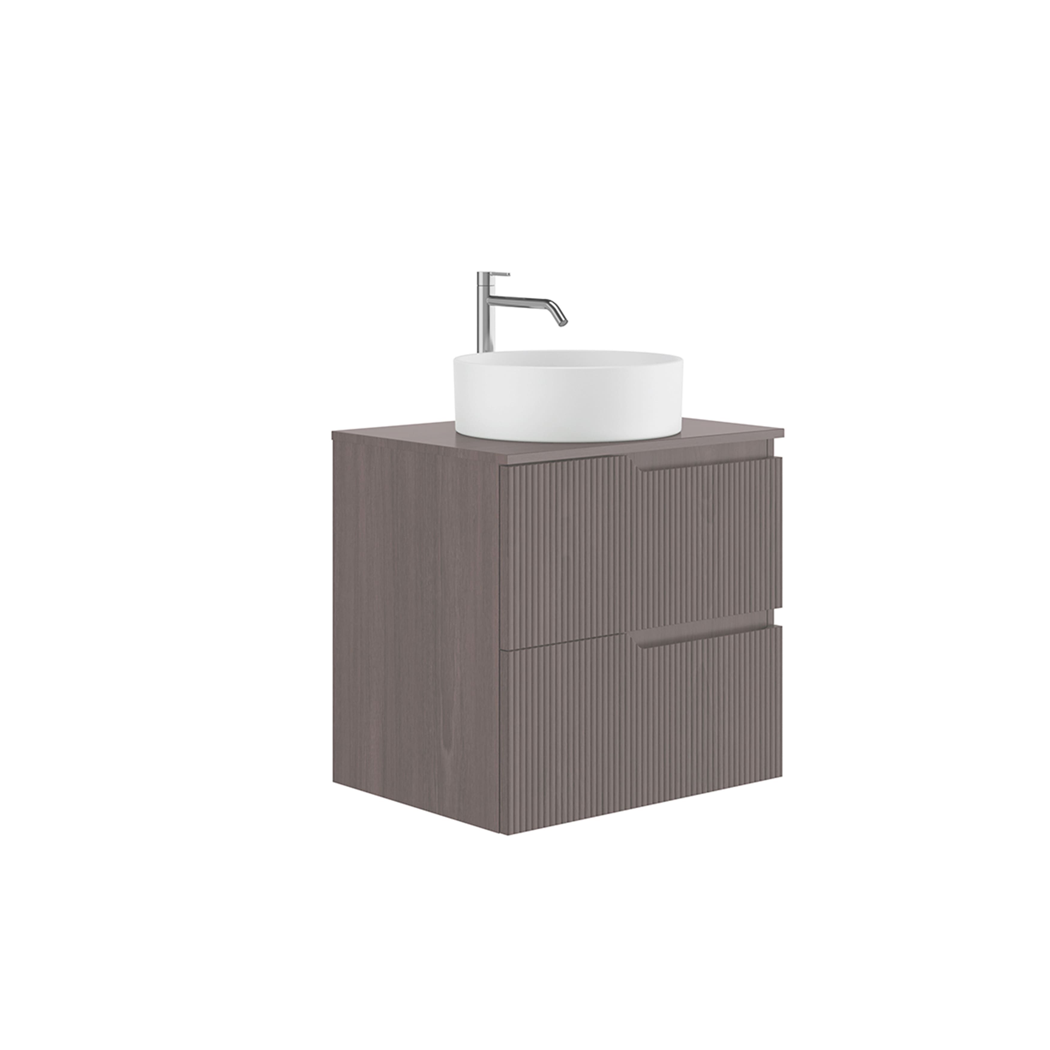 Muebles de encimera con lavabo Nogal negro CANALETTO G7904906 Gala