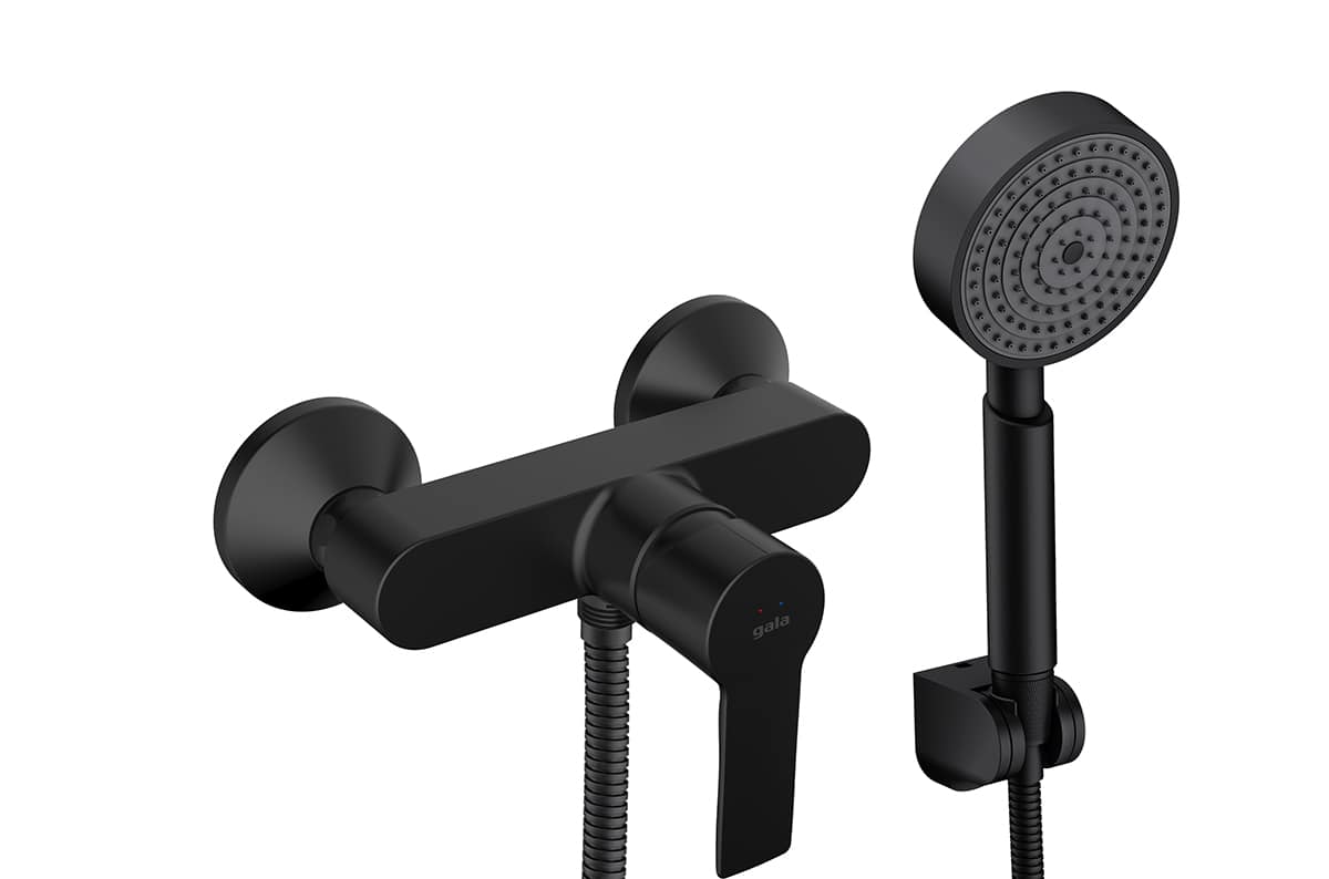 Shower/bath tap-fittings Black (13...) ARIJA G3782302 Gala