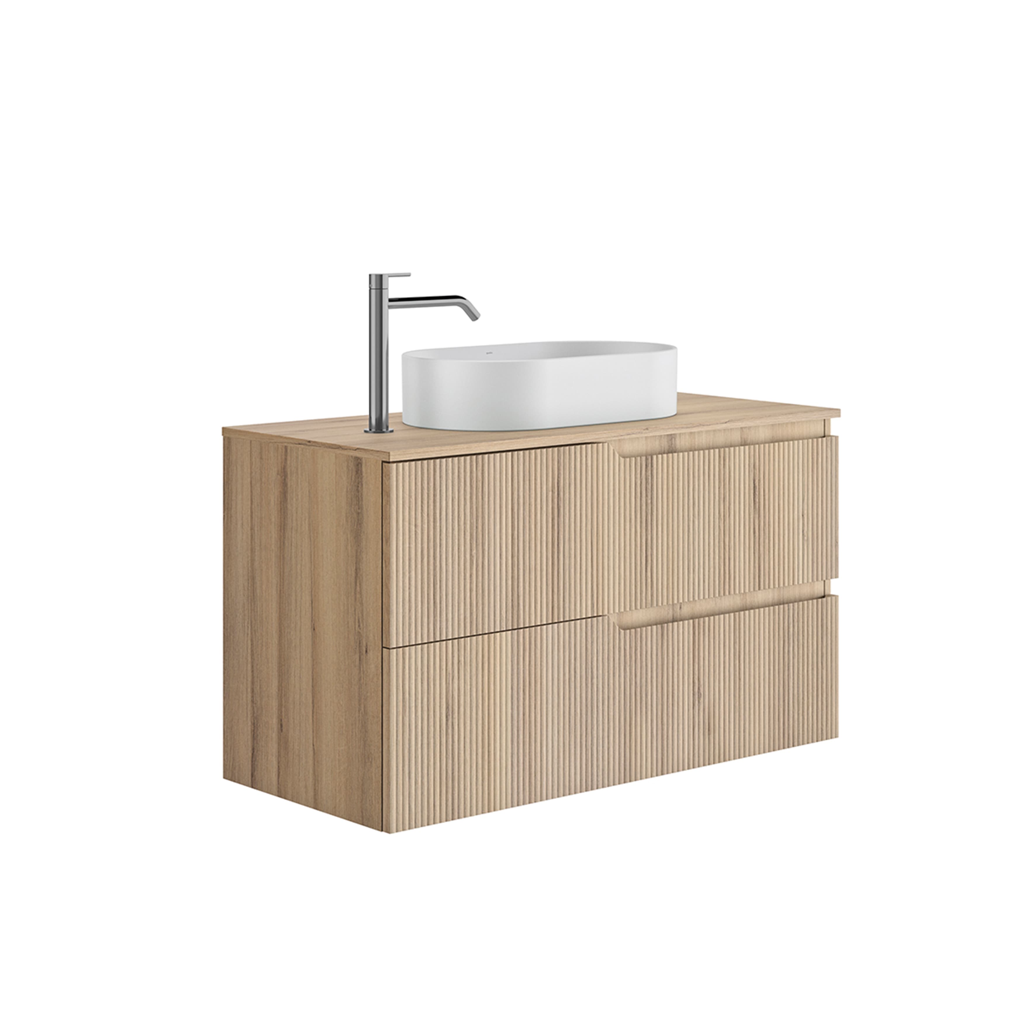 Muebles de encimera con lavabo Madera Beige CANALETTO G7905143 Gala