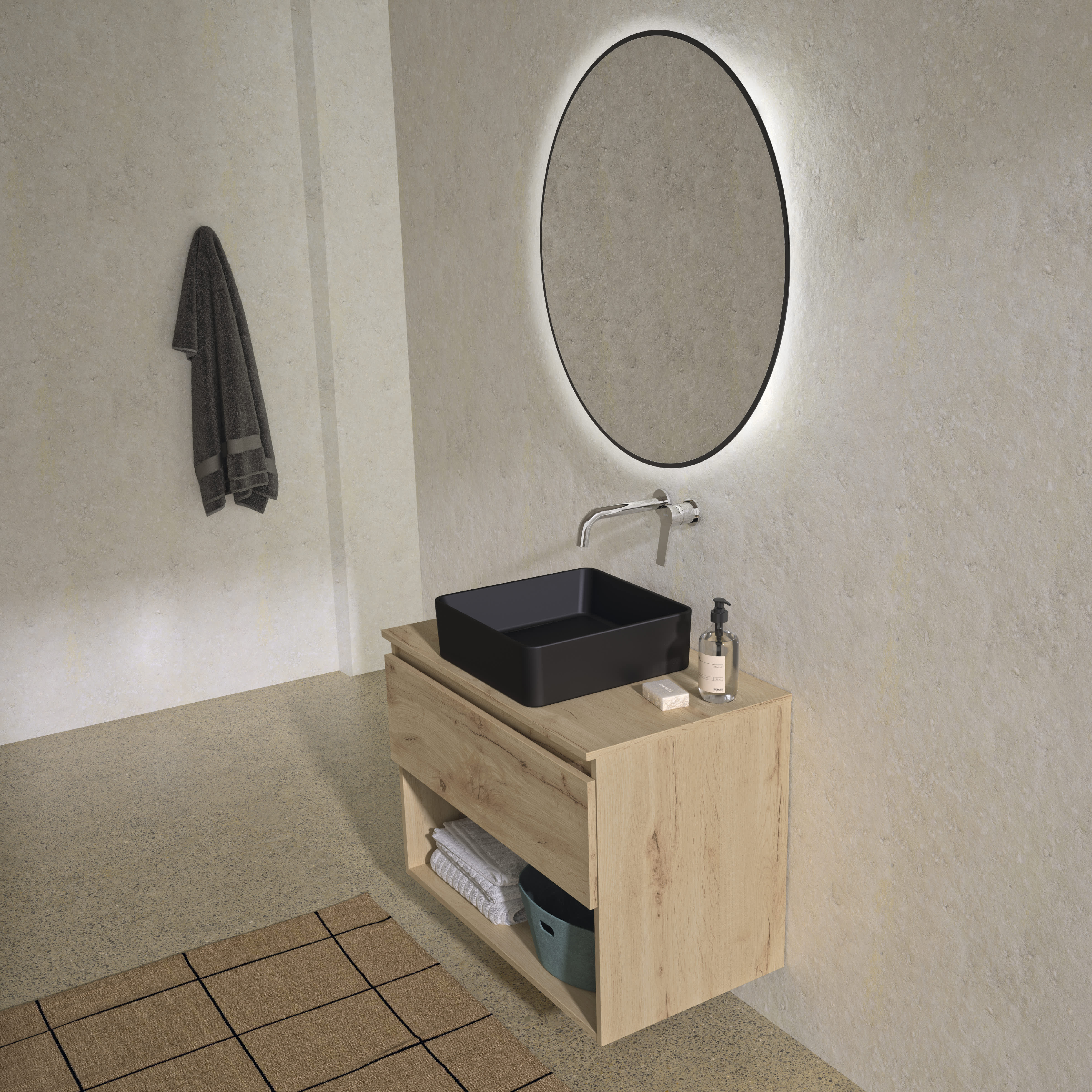 Lavabos sobre encimera HERA G29241.. Gala