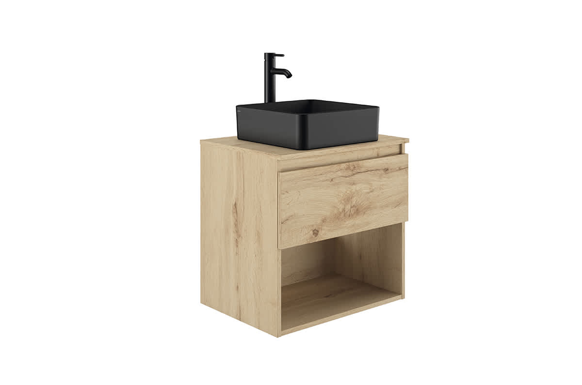 Muebles de encimera con lavabo Roble Rustico DAILY G7892574 Gala