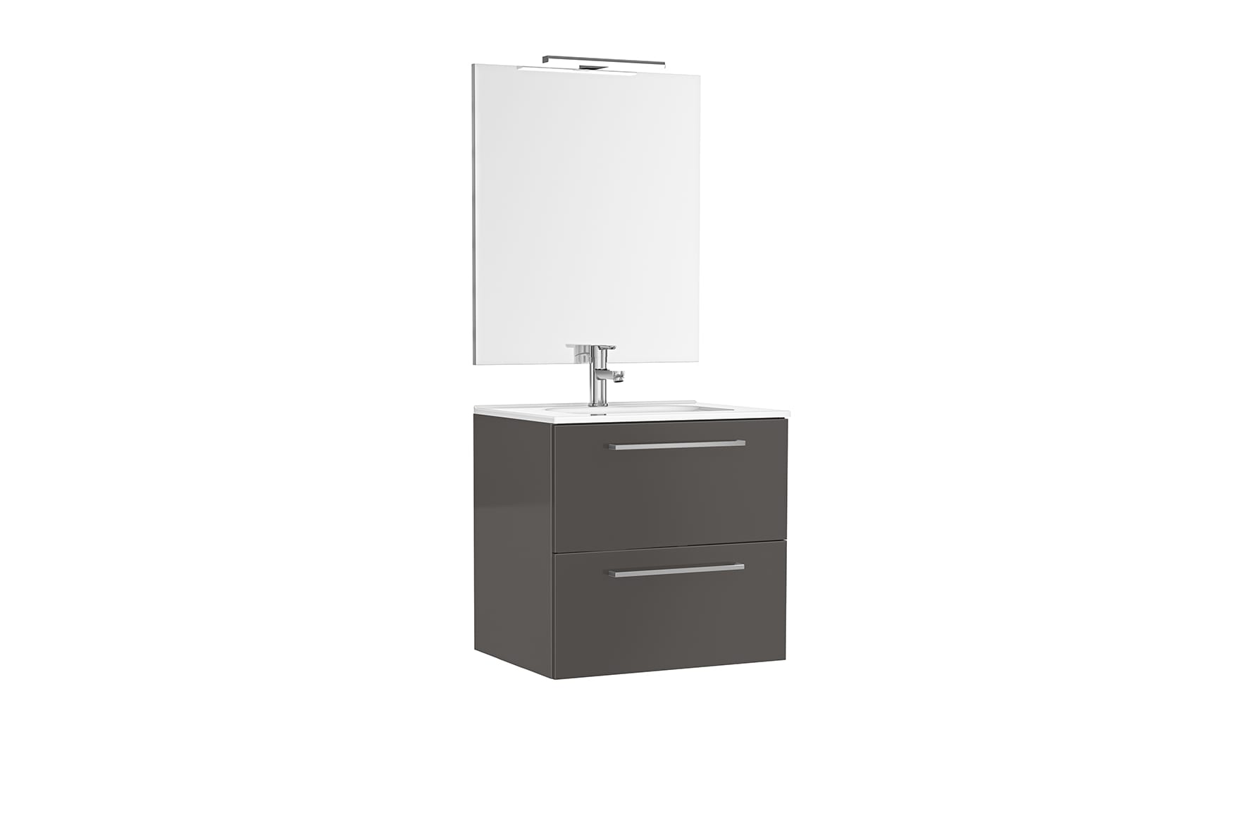 Muebles con lavabo Antracita Brillo HANDY G7916184 Gala