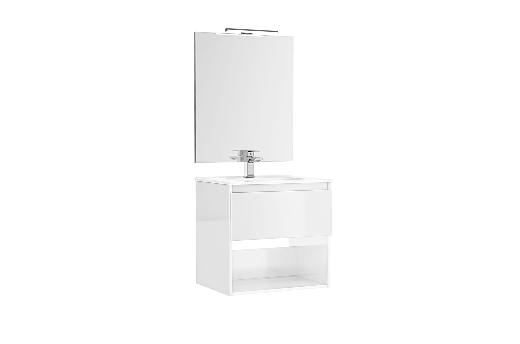 Muebles con lavabo Blanco Brillo DAILY G7917401 Gala