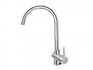 Single lever kitchen mixer with cold start
