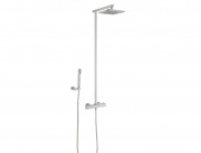 Shower column. Thermostatic tap fittings. 38º C SafeStop safety device.