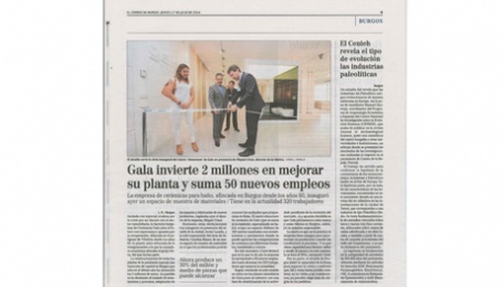 El alcalde de Burgos inaugura el nuevo “Showroom” de pavimentos y revestimientos cerámicos de Gala